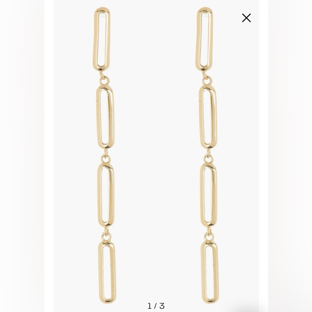Bony Levy 14k Paperclip Earrings